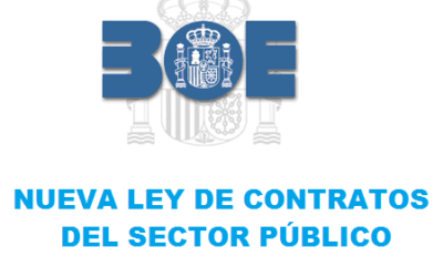 ENTRADA EN VIGOR DE LA NUEVA LEY DE CONTRATOS DEL SECTOR PÚBLICO