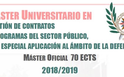 Máster Oficial en Gestión de Contratos y Programas del Sector Público