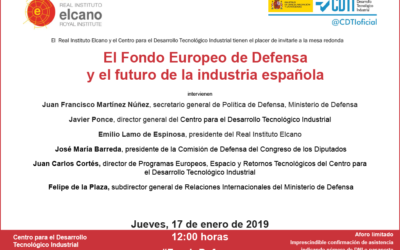 EL FONDO EUROPEO DE DEFENSA Y EL FUTURO DE LA INDUSTRIA ESPAÑOLA