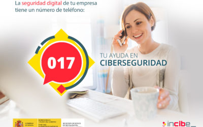 Nuevo número de ayuda en ciberseguridad 017