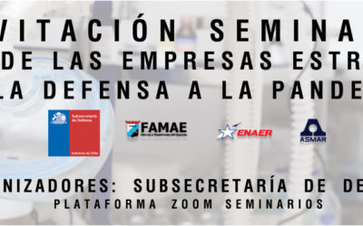 Celebración del seminario web de Empresas Estratégicas de la Defensa para enfrentar el impacto del COVID 19.