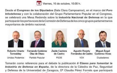 Debate político sobre la Industria Nacional de Defensa organizado por Infodefensa