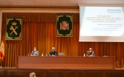 AESMIDE celebró la Jornada con Agregados de Defensa, Militares, Navales, Aéreos y de Armamento acreditados en España