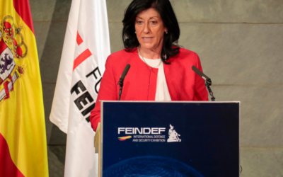 La secretaria de Estado de Defensa clausura el acto de presentación de la Feria Internacional de Defensa y Seguridad – FEINDEF 21