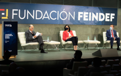 FEINDEF 2021, se celebró la presentación de la principal Feria de Defensa y Seguridad de España, el acto fue presidido por la Secretaria de Estado de Defensa y el Presidente de Fundación FEINDEF