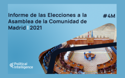 La agencia Political Intelligence ha elaborado un informe sobre las Elecciones a la Asamblea de la Comunidad de Madrid 2021