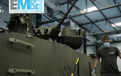 Escribano Mechanical and Engineering presenta el montaje de la torre con cañón de 30mm que usará el Ejército de Tierra