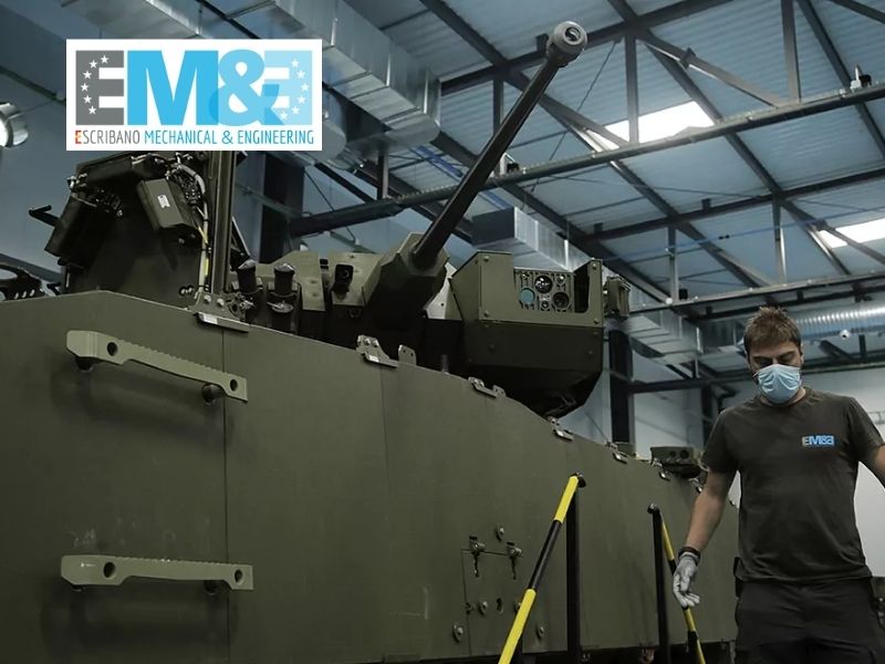 Escribano Mechanical and Engineering presenta el montaje de la torre con cañón de 30mm que usará el Ejército de Tierra