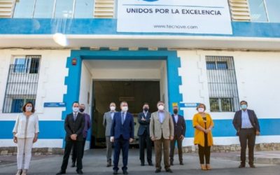 El Grupo Tecnove recibe la visita del presidente de Castilla-La Mancha, Emiliano García-Page