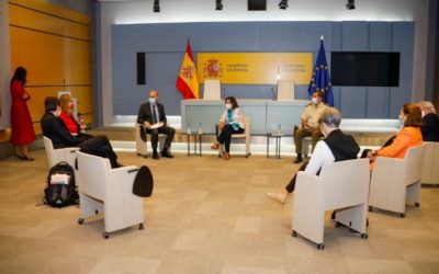 Margarita Robles agradece el reconocimiento del Parlamento Europeo a la labor de las Fuerzas Armadas españolas en la evacuación de Kabul