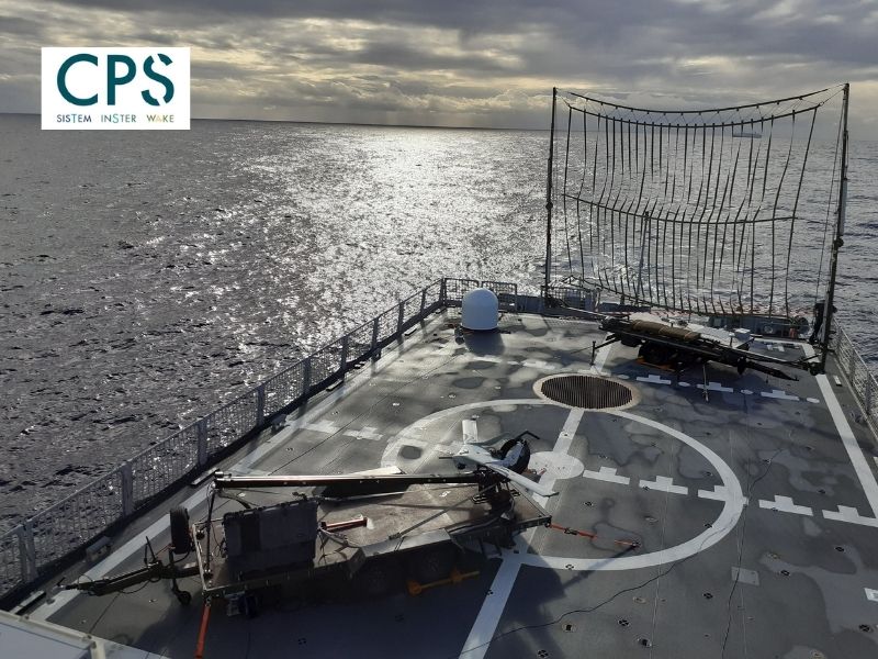 La Armada prueba el RPAS Fulmar DELTA desarrollado por el Grupo CPS (WAKE e INSTER), en el BAM Furor