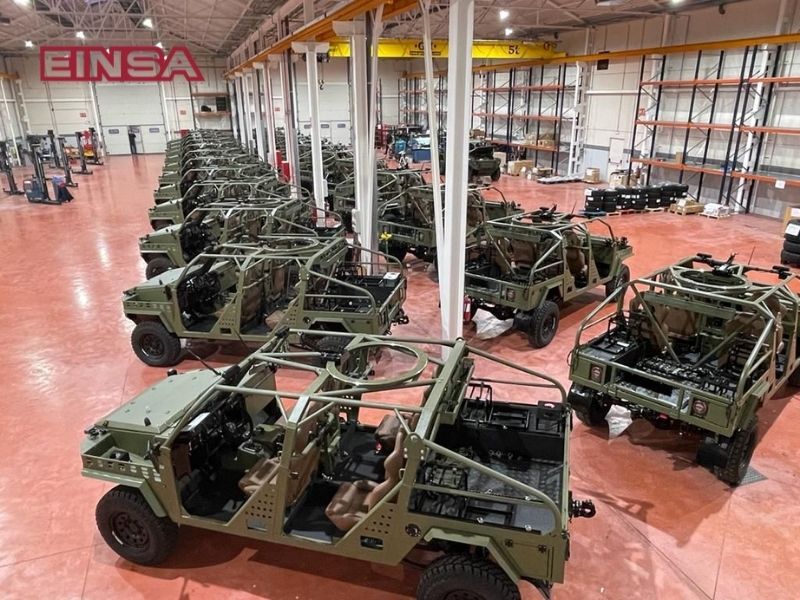 La empresa asociada EINSA entrega al Ejército 24 Vehículos Ligeros de Operaciones Especiales (VLOE)