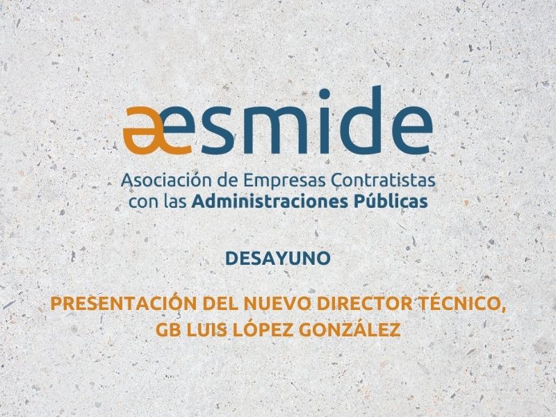 AESMIDE celebra un desayuno con sus asociados para presentar al nuevo director técnico, GB Luis López González