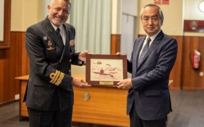 El Embajador de Japón visita la Base Naval de Rota, Cuartel General de la Flota y Cuartel General ES-OHQ