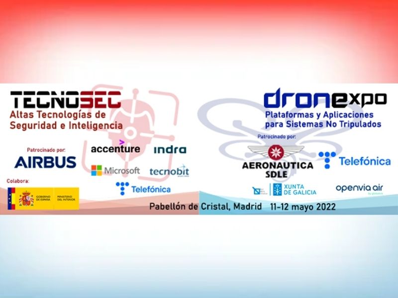 TECNOSEC + DRONExpo, 11 y12 de Mayo