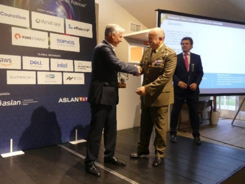 El Ejército recibe el premio a la `Transformación Digital en la Administración Pública´