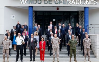 Robles y los embajadores del Consejo del Atlántico Norte verifican las misiones internacionales de España