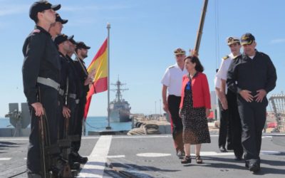 La ministra de Defensa visita en Rota la fragata ‘Reina Sofía’ y pone en valor su defensa del flanco sur de la OTAN