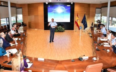 Una delegación ‘Espacio’ de los Estados Unidos visita la Base Aérea de Torrejón