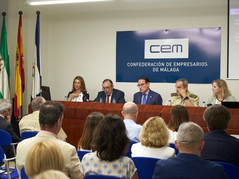 Aesmide en la Presentación de FEINDEF ante La Confederación de Empresarios de Málaga