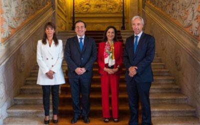 Reunión de la ministra de Defensa y el ministro de Asuntos Exteriores, Unión Europea y Cooperación con sus homólogos portugueses