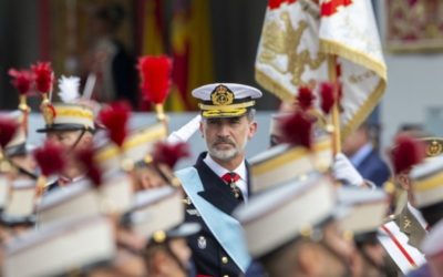 Los Reyes presiden el desfile por el Día de la Fiesta Nacional