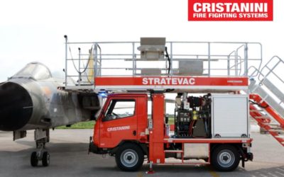STRATEVAC, nuevo vehículo de Cristanini para el rescate de tripulaciones de vuelo