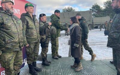 The Minister of Defence and the JEMAD highlight the dissuasion work of the Spanish contingent in Latvia