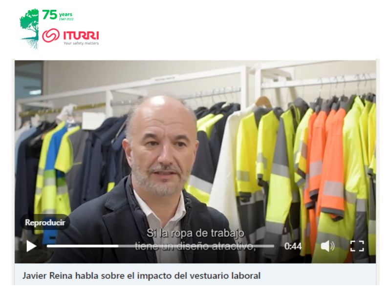 Javier Reina habla sobre el impacto del vestuario laboral ITURRI