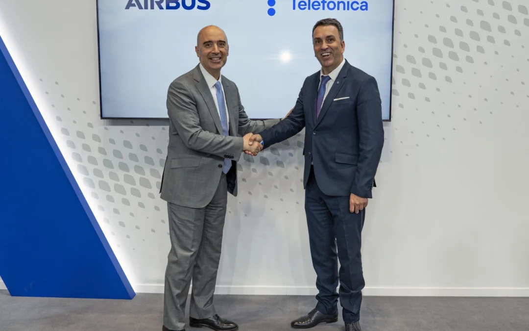 Telefónica y Airbus España trabajarán juntas para integrar el 5G en aviones militares y drones.