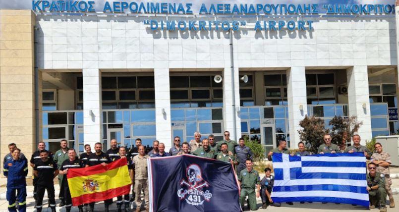 El 43 Grupo y efectivos de la UME vuelven a casa tras su apoyo a Grecia