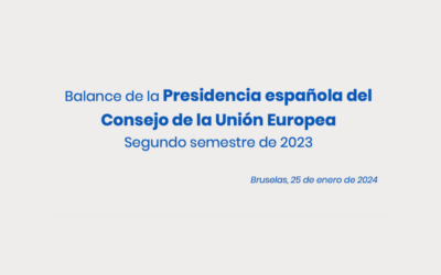 CEOE: Balance de la Presidencia española del Consejo de la Unión Europea – Segundo Semestre 2023.