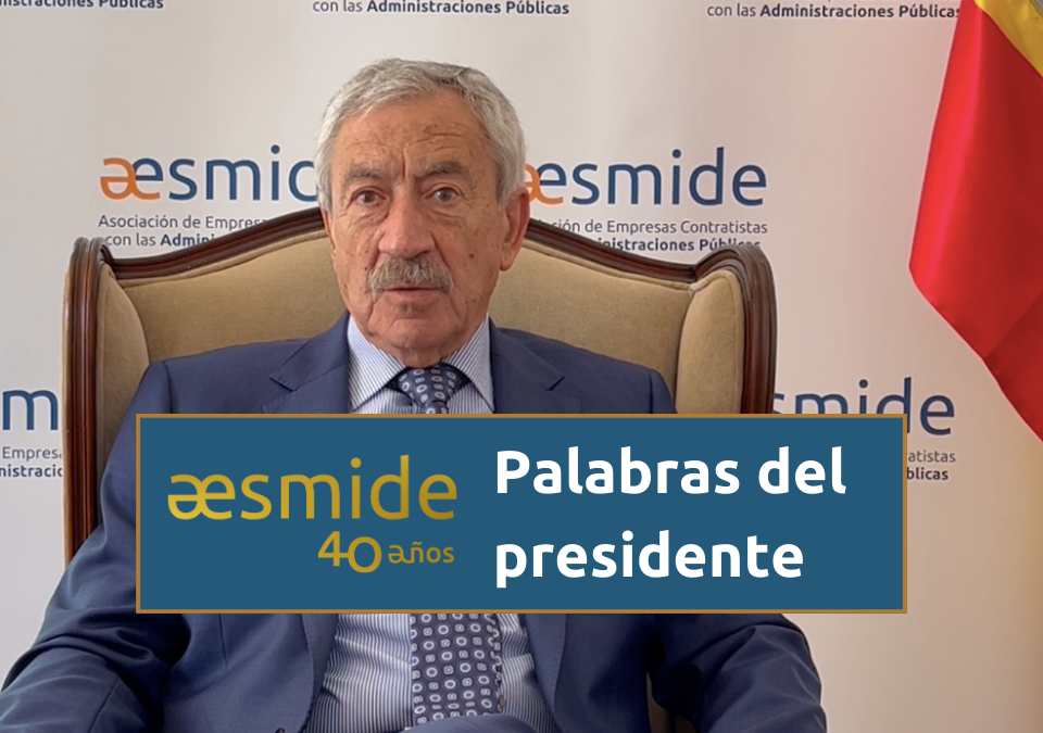 Palabras del presidente Gerardo Sánchez Revenga por el 40 aniversario de Aesmide