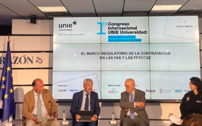 El Presidente de AESMIDE, D. Gerardo Sánchez Revenga participa en una de las mesas redondas del I Congreso Internacional UNIE