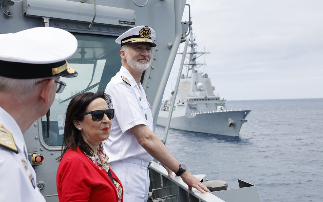 Numeroso público asiste en Gran Canaria a la revista naval y exhibición dinámica con motivo del DIFAS