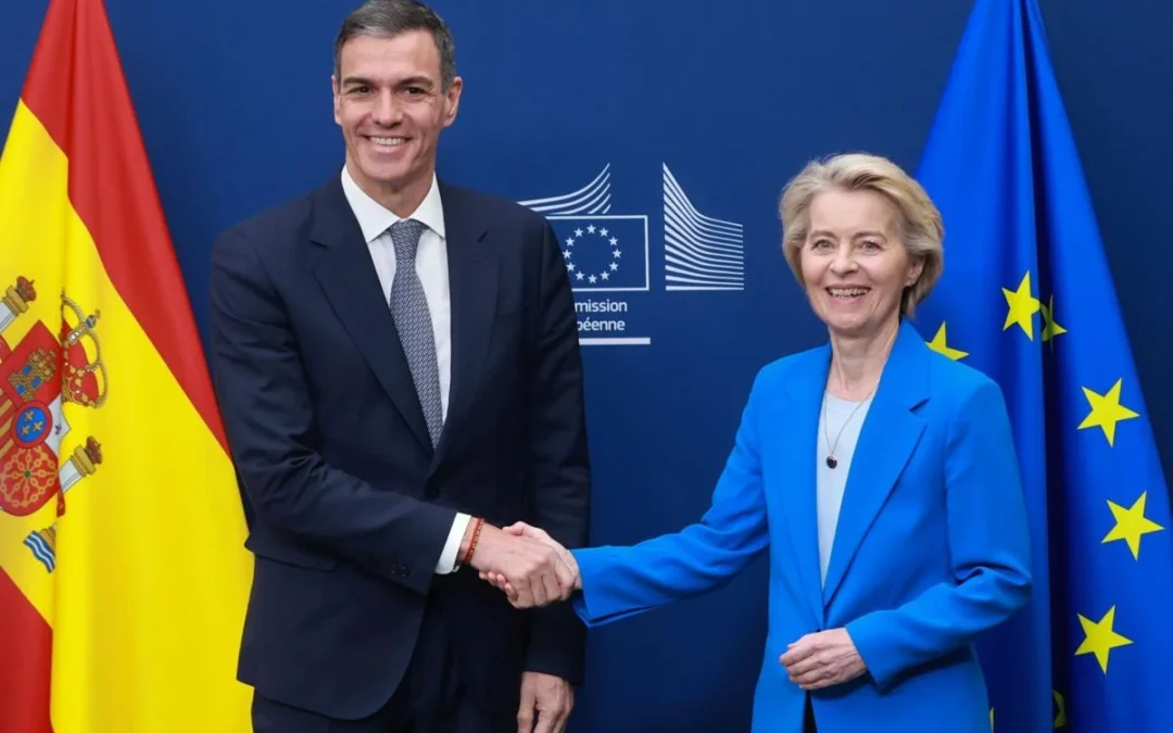 Pedro Sánchez se reúne en Bruselas con Ursula Von der Leyen