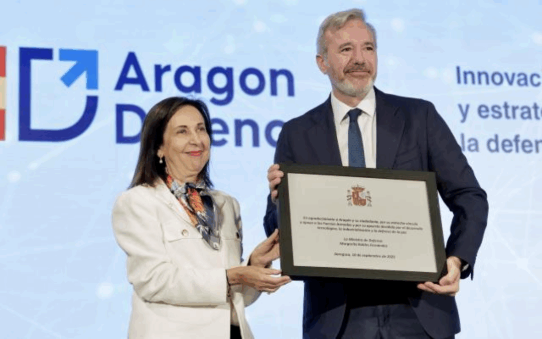 AESMIDE presente en la presentación del Hub de Defensa de Aragón