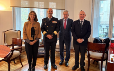 Visita del Director de Asuntos económicos de la Armada a AESMIDE