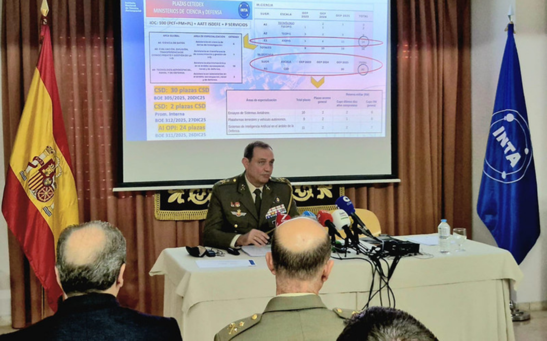 España impulsa la innovación tecnológica en defensa con 70 plazas de la OEP 2025 destinadas para el CETEDEX