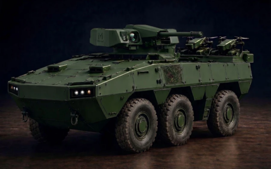 Miriad Global impulsa el desarrollo de su robot terrestre Taurus XL con torre de 30 mm y capacidad nodriza de drones