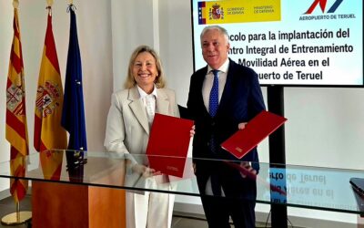 El Ministerio de Defensa y el Aeropuerto de Teruel agilizan la implantación del Centro Integral de Entrenamiento y Movilidad Aérea