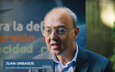 Juan Urbasos de ORACLE analiza la importancia de la soberanía digital en la defensa durante el Foro AESMIDE 2026